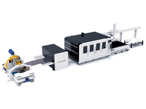 自動卷料送料激光落料線及切割系統(tǒng)