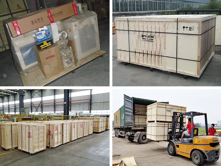 盈利混合數控激光切割機的包裝和交付