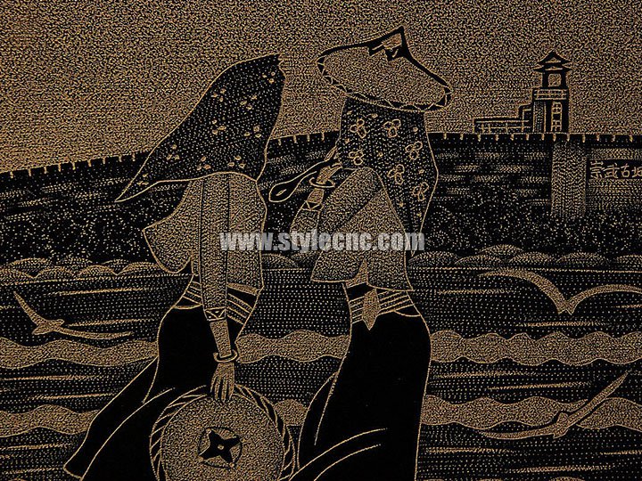 石材樣品激光雕刻機