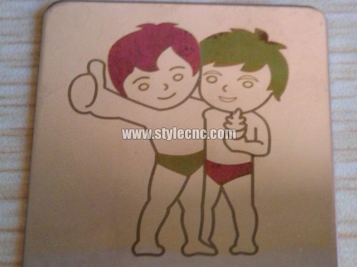 彩色光纖激光打標機項目