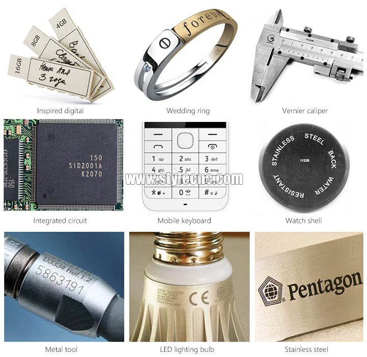 適用于金屬、PMAG、聚合物塑料項目的臺式光纖激光雕刻機(jī)