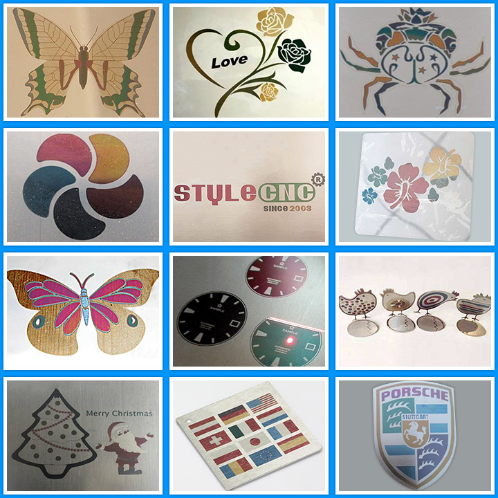 彩色激光打標機應用