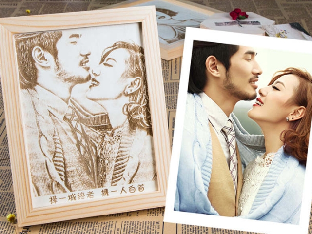 用于木刻畫的激光木雕機