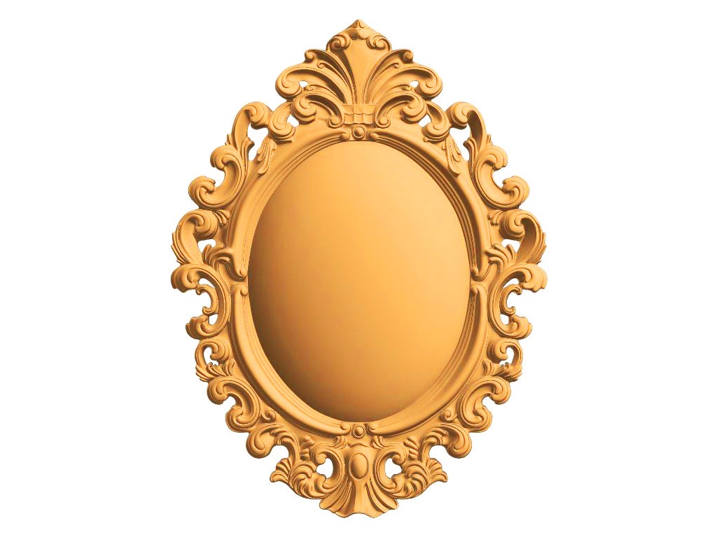 免費 3D 鏡框模型 STL數控雕刻機文件