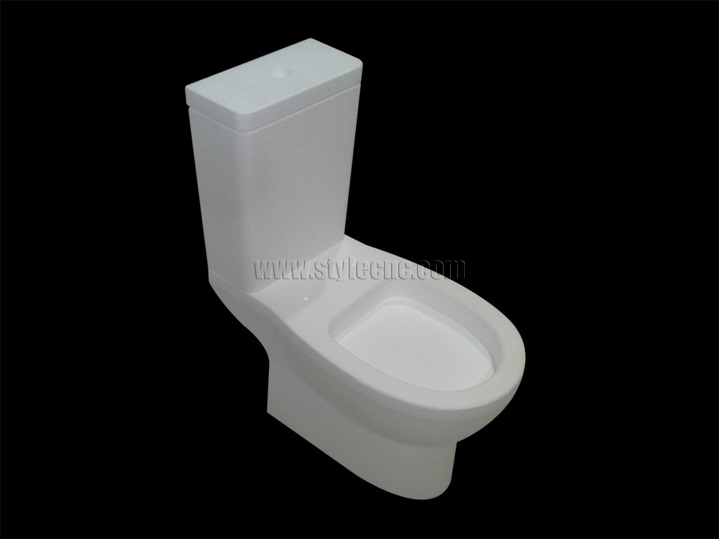 五軸數(shù)控加工 3D 馬桶原型的 EPS 實體模型