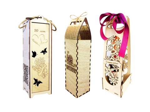 CO2 激光雕刻和切割木制酒盒項目 CO2 激光雕刻和切割木制酒盒項目