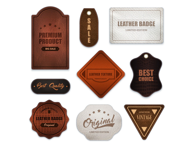 激光雕刻個性化皮革補丁 激光雕刻個性化皮革補丁