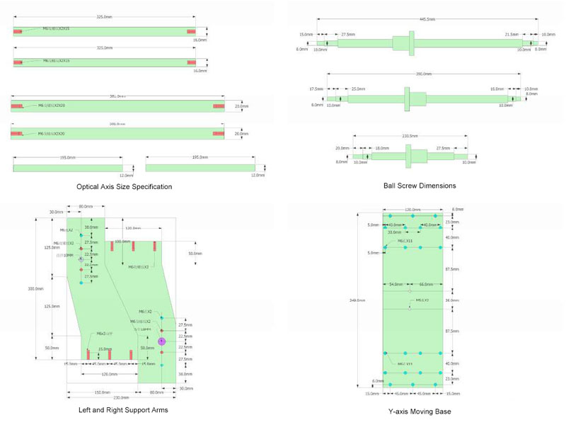 數控雕刻刻機圖紙