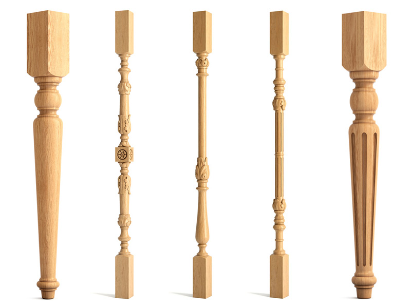 工業木工車床車削樓梯主軸項目 工業木工車床車削樓梯主軸項目