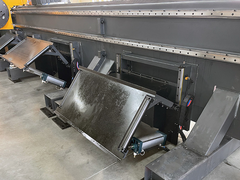 自動翻轉落料單元