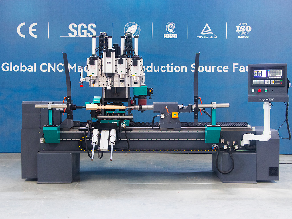 一體式數控車床,適用于木材車削和銑削 一體式數控車床,適用于木材車削和銑削